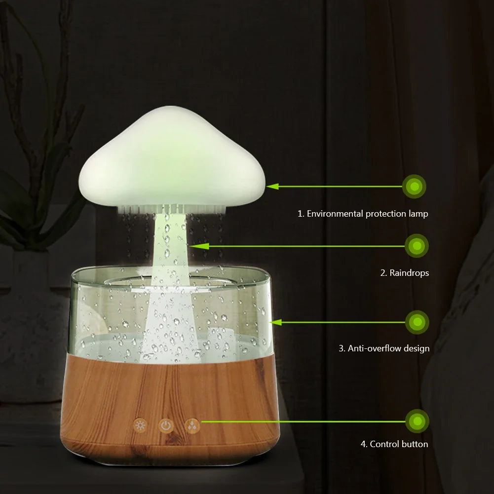 Cozy Shroom Rain Lamp & Diffuser